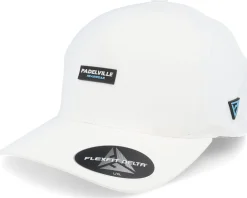 Fashion Padelville Padel Headwear Blue Rubber Delta Flexfit - White