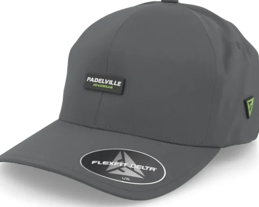 Flexfit-Padelville Padel Headwear Red Rubber Silver Delta Flexfit - Grey