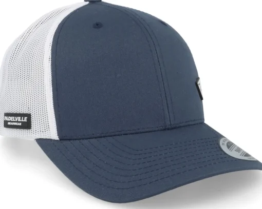 Trucker-Padelville Padel Headwear White Rubber Navy/white Trucker - Blue