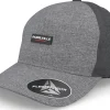 Flexfit-Padelville Padel Rubber Red Melange Charcoal Delta Flexfit - Grey