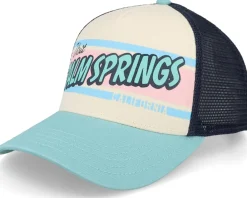 Trucker-American Needle Palm Springs Sinclair Ivory/Navy/Seafoam Trucker -