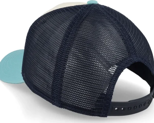 Trucker-American Needle Palm Springs Sinclair Ivory/Navy/Seafoam Trucker -
