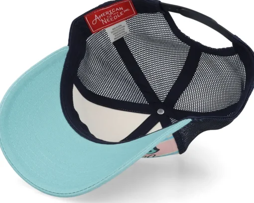 Trucker-American Needle Palm Springs Sinclair Ivory/Navy/Seafoam Trucker -