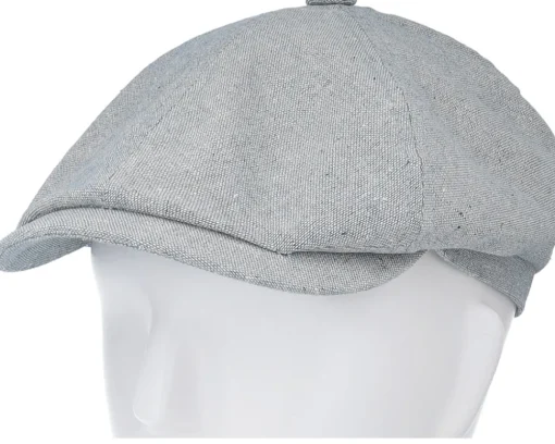 Flat Caps-Stetson 6-panel Cap Cotton Sustainable Light Blue Flat Cap -