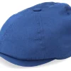 Flat Caps-Stetson 6-Panel Cap Cotton Twill Blue Flat Cap -