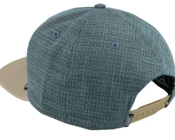 Snapback-Djinns 6 Panel Cap Cottoncheck Light Olive Snapback -