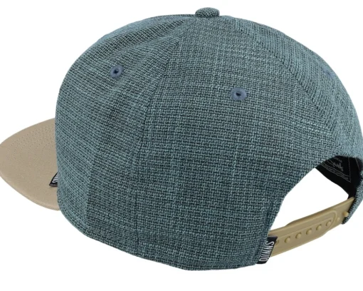 Snapback-Djinns 6 Panel Cap Cottoncheck Light Olive Snapback -
