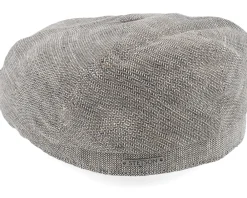 Flat Caps-Stetson 6-panel Cap Linen Brown/Beige Flat Cap -