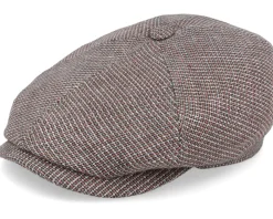 Sale Stetson 6-Panel Cap Virgin Wool/Linen Beige/Red/Blue Flat Cap -