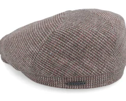 Sale Stetson 6-Panel Cap Virgin Wool/Linen Beige/Red/Blue Flat Cap -