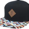 Snapback-Djinns 6 Panel Cp Tritri Rev. Black Snapback -