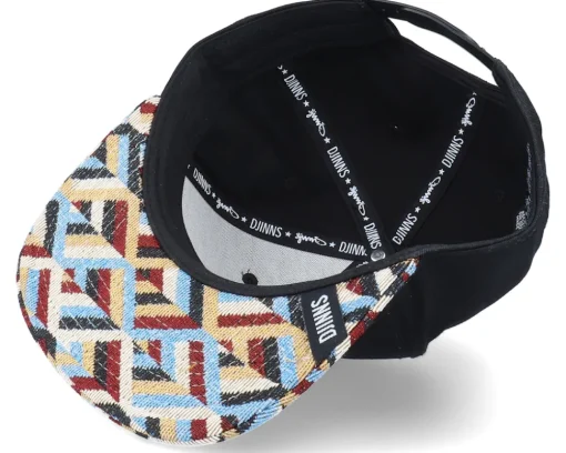 Snapback-Djinns 6 Panel Cp Tritri Rev. Black Snapback -