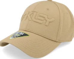 Sport-Oakley 6 Panel Stretch Hat Embossed Coyote Flexfit - Beige