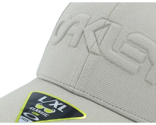 Flexfit-Oakley 6 Panel Stretch Hat Embossed Boulder Green Flexfit -