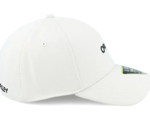 Hot Oakley 6 Panel Stretch Metallic Hat Mist/Black Flexfit -