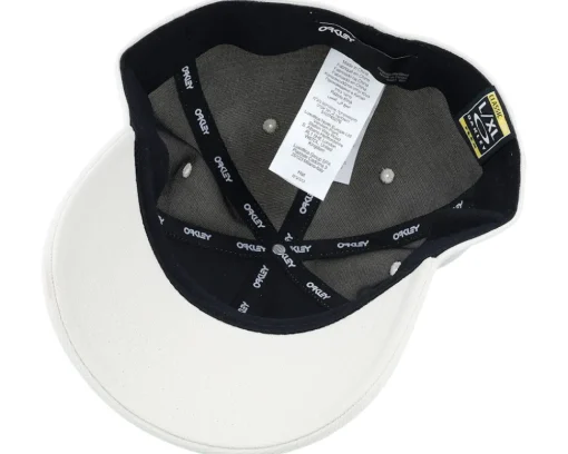 Hot Oakley 6 Panel Stretch Metallic Hat Mist/Black Flexfit -