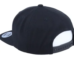 Snapback-Origami Paper Bird Black Snapback -