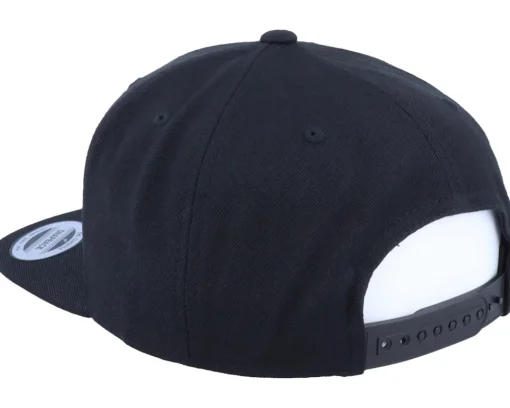 Snapback-Origami Paper Bird Black Snapback -