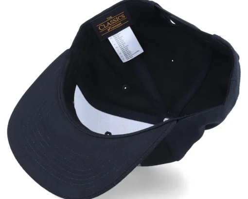 Snapback-Origami Paper Bird Black Snapback -