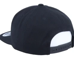 Snapback-Origami Paper Butterfly Black Snapback -