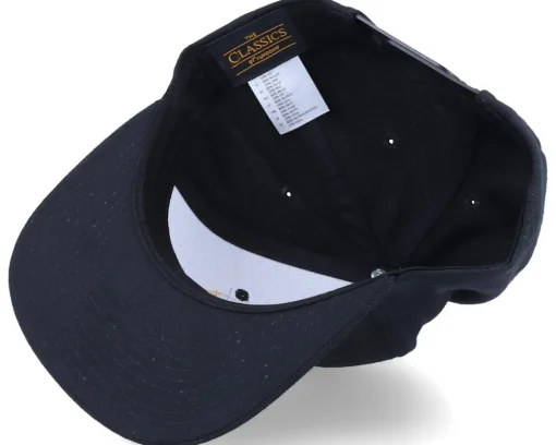 Snapback-Origami Paper Butterfly Black Snapback -
