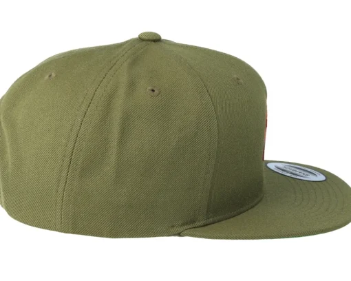 Snapback-Origami Paper Fox Green Snapback -