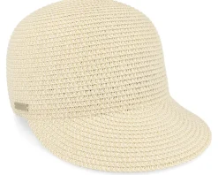 New Seeberger Paper Mix Braid Cap Linen/Linen Fitted -