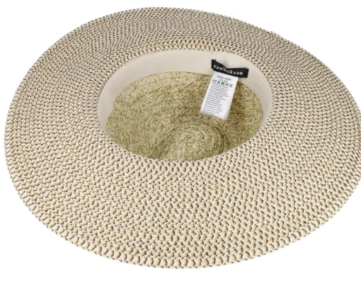 Fashion Seeberger Papierstrohborten- Mix Fedora Straw Hat -