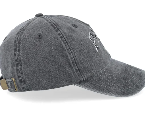 Dad Cap-Iconic Paris France Washed Dad Cap - Black
