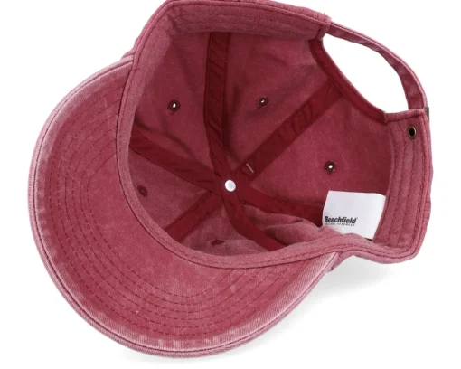 Dad Cap-Iconic Paris France Washed Dad Cap - Red
