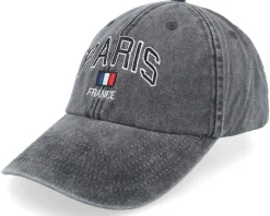 Dad Cap-Iconic Paris France Washed Dad Cap - Red