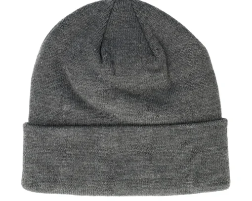 New Ellesse Parsons Beanie Grey Marl Cuff -