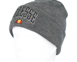 New Ellesse Parsons Beanie Grey Marl Cuff -