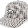 Dad Cap-Brixton Parsons Cap Sand Houndstooth Dad Cap -