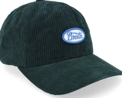 Dad Cap-Brixton Parsons Low Profile Cap Emerald Corduroy Dad Cap -