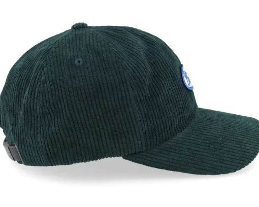 Dad Cap-Brixton Parsons Low Profile Cap Emerald Corduroy Dad Cap -