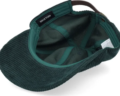 Dad Cap-Brixton Parsons Low Profile Cap Emerald Corduroy Dad Cap -