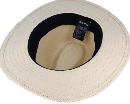 Straw Hat-Brixton Passage Sun Hat Natural Straw Hat -