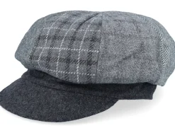 Vega-Seeberger Patchwork Antracite Balloon Vega Cap - Grey