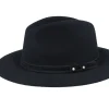 Hot MJM Hats Pati Wool W.p/Crushable Black Fedora -