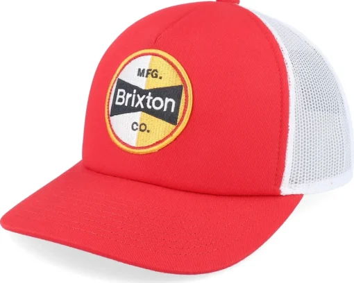 Trucker-Brixton Patron Medium Profile Arora/White Trucker -