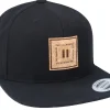 Sale Fair Pause Square Cork Patch Black Snapback -