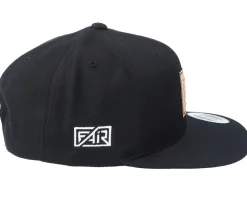 Sale Fair Pause Square Cork Patch Black Snapback -