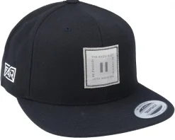 Snapback-Fair Pause Square Grey Patch Black Snapback -