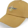 Clearance Santa Cruz Peace Strip Cap Parchment Dad Cap -