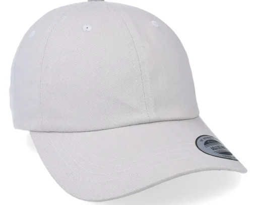 Sale Yupoong Peached Light Grey Dad Cap -