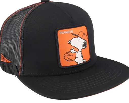 Trucker-Capslab Peanuts Snoopy Black Ba1 Trucker -
