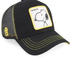 Trucker-Capslab Peanuts Snoopy Black Trucker -