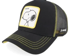Trucker-Capslab Peanuts Snoopy Black Trucker -