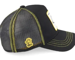 Trucker-Capslab Peanuts Snoopy Black Trucker -